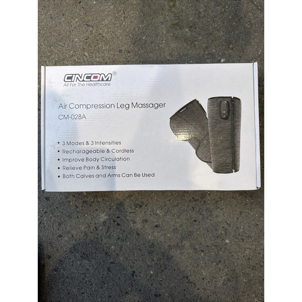 CINCOM Air Compression Leg Massager - Circulation & Pain Relief, 2 Modes,Cm-028A